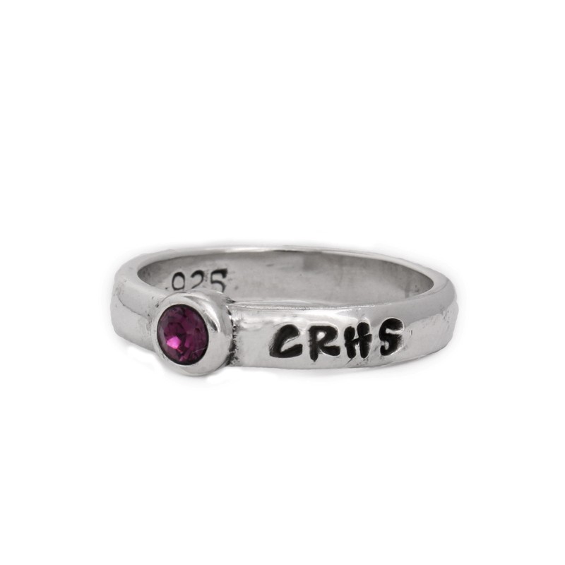 Personalized, Hand-Stamped Name Rings