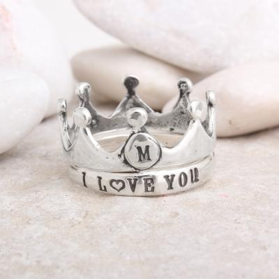 Fashion Korean Style Cute Girl Crown Rings Rhodium Plated 925 Sterling Silver  Ring CZ Zircon Ring for Women Daily Jewelry - China Silver Ring and 925  Sterling Silver Ring price | Made-in-China.com