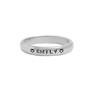 Engrave Name Finger Rings Personalized Custom Ring Valentines Day Gift For  Woman Man Wedding Marry Stainless Steel Jewelry - AliExpress