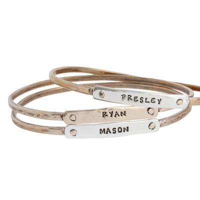 personalized bracelet with children's names